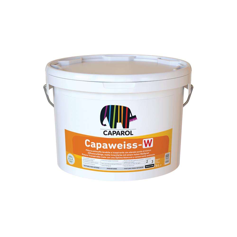 Caparol - Capaweiss W pittura antimuffa 14 L