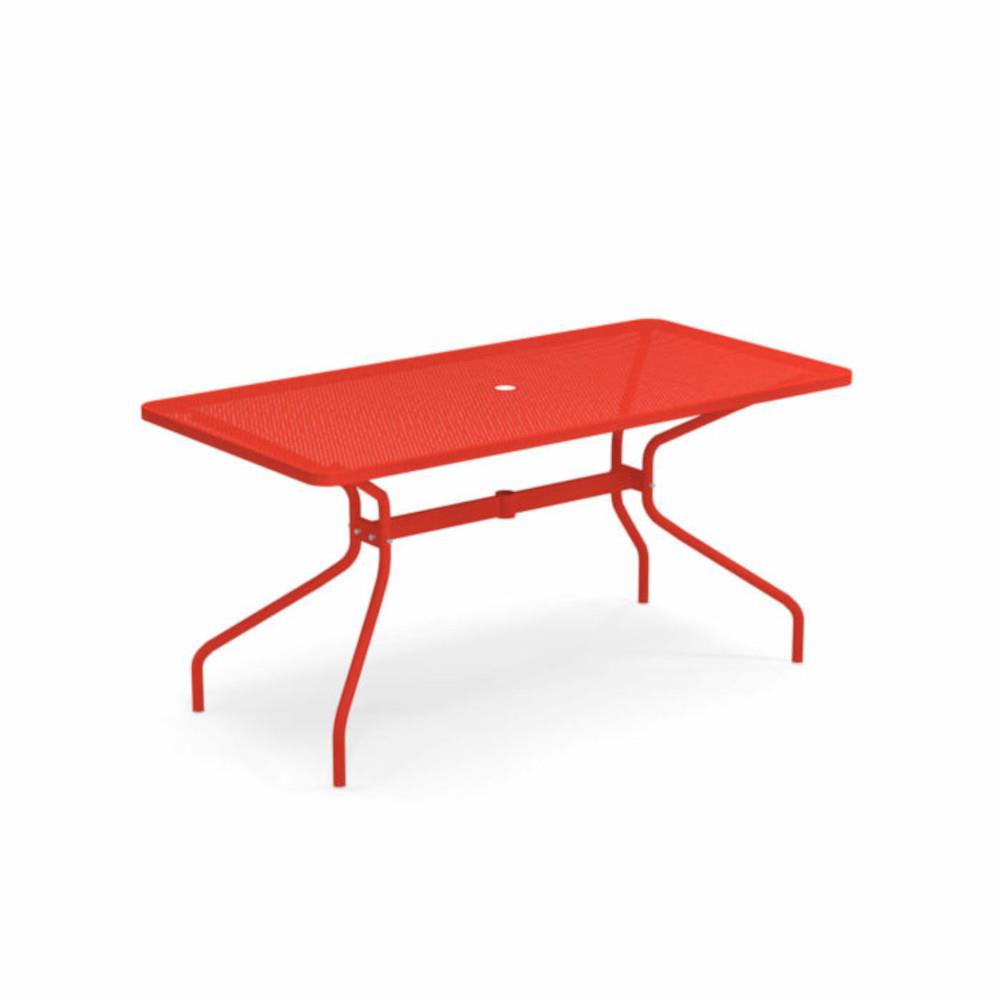 Emu tavolo rettangolare Cambi 809 Rosso Scarlatto