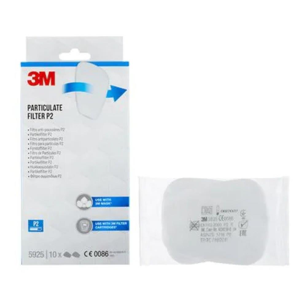 3m - filtro antiparticolato p2r 5925 - coppia