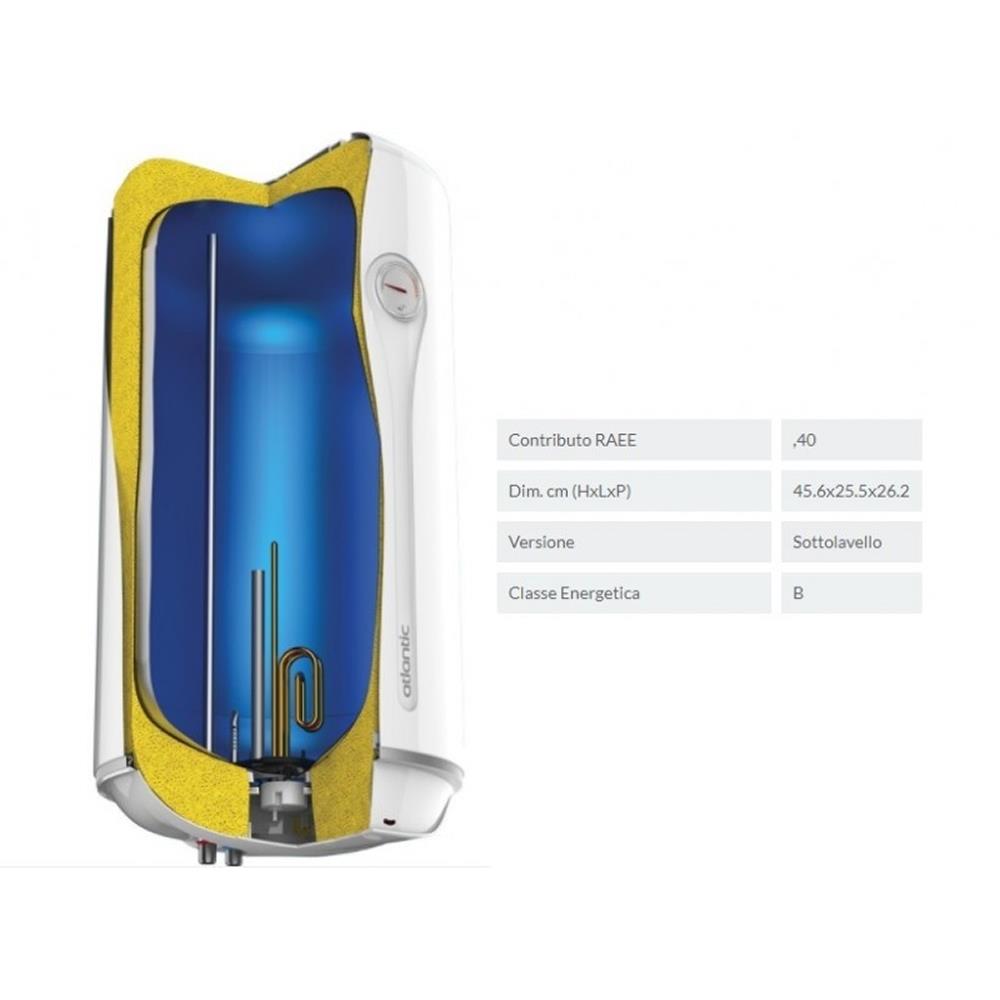 Atlantic - Scaldabagno elettrico EGO 10 litri verticale sottolavello 2