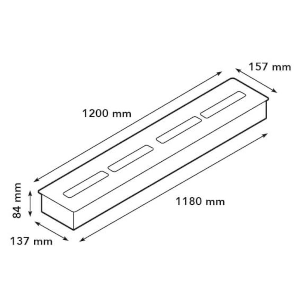 Biobruciatore Xaralyn British Fire 11814 Dimensioni