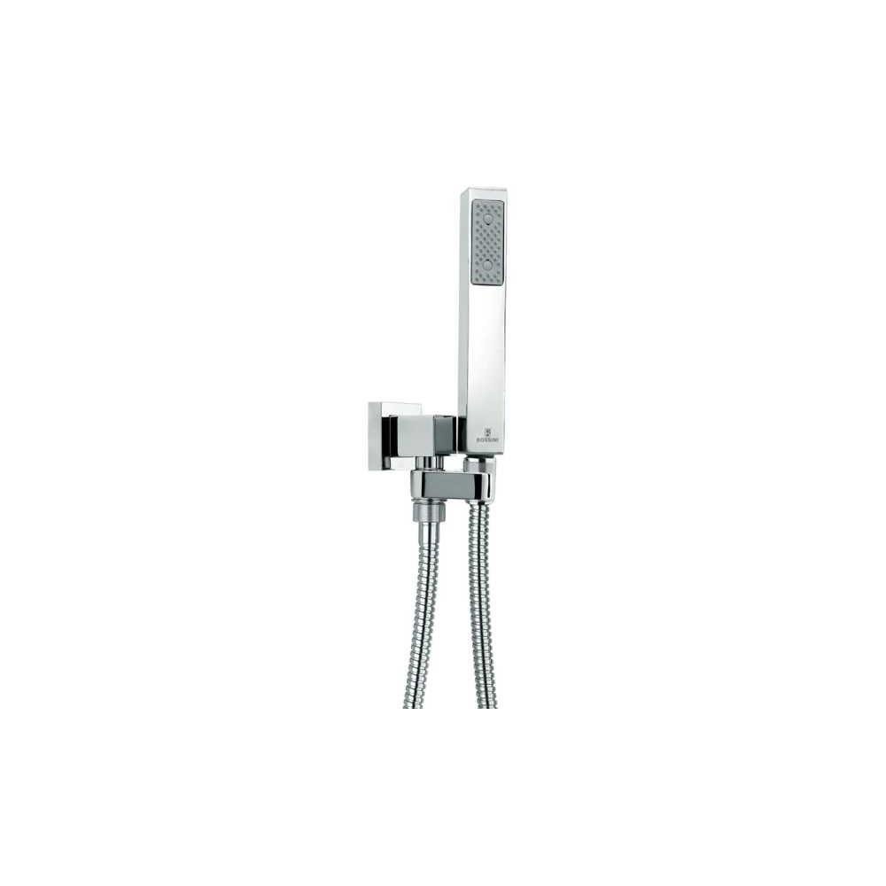 bossini - kit doccia zen quadrato - con presa acqua