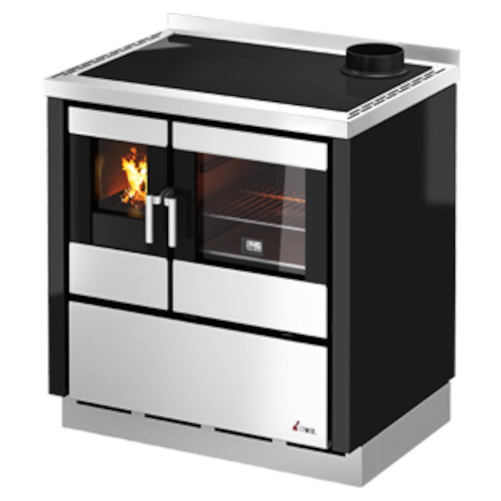 Cadel Cucina a legna kook 80 Metallo Nero