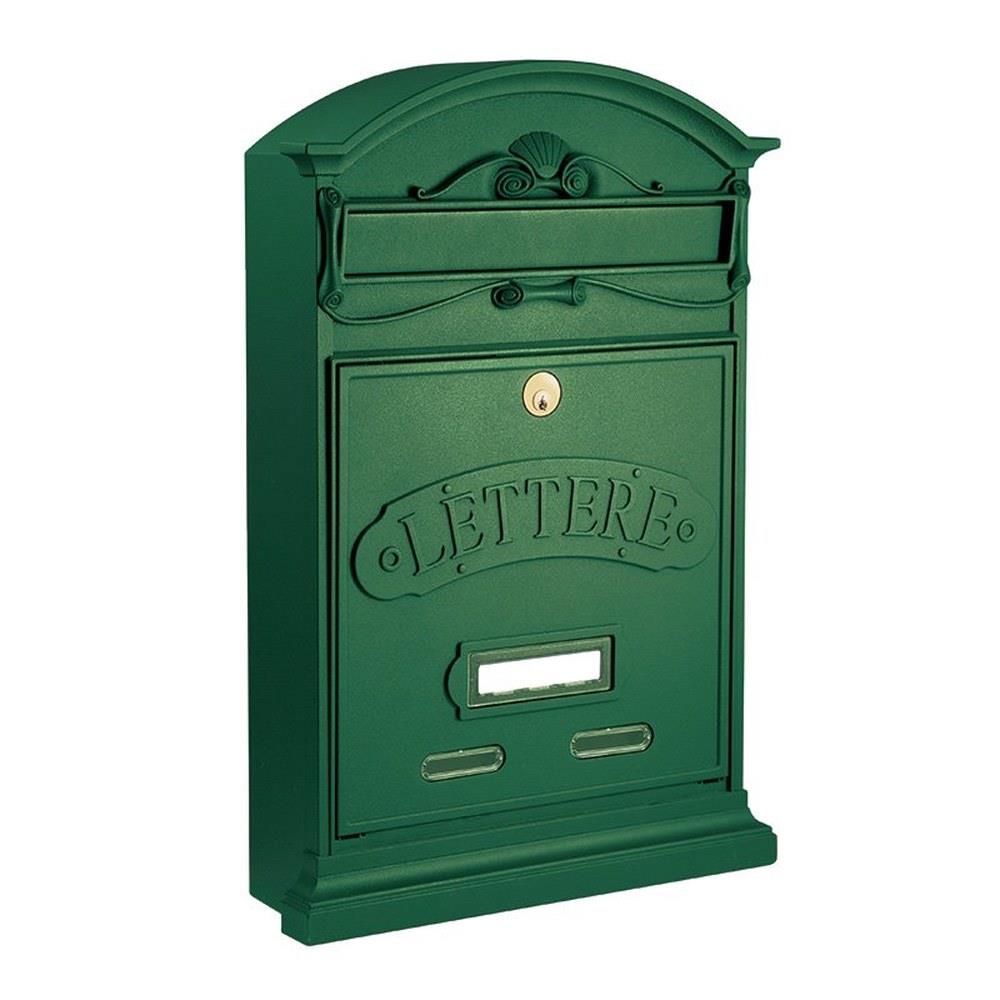cassetta postale - lettere verde