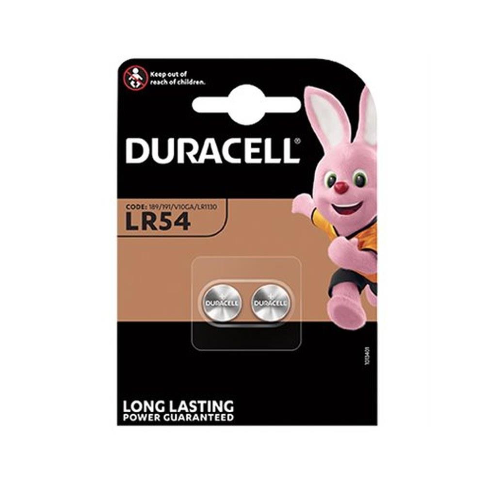 duracell - pila al litio lr54 - confezione 2 pezzi