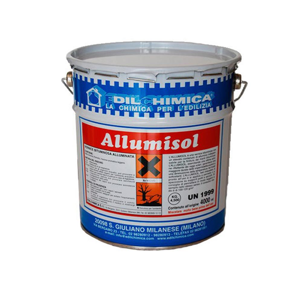 Edilchimica - Allumisol vernice bituminosa alluminata 18 kg
