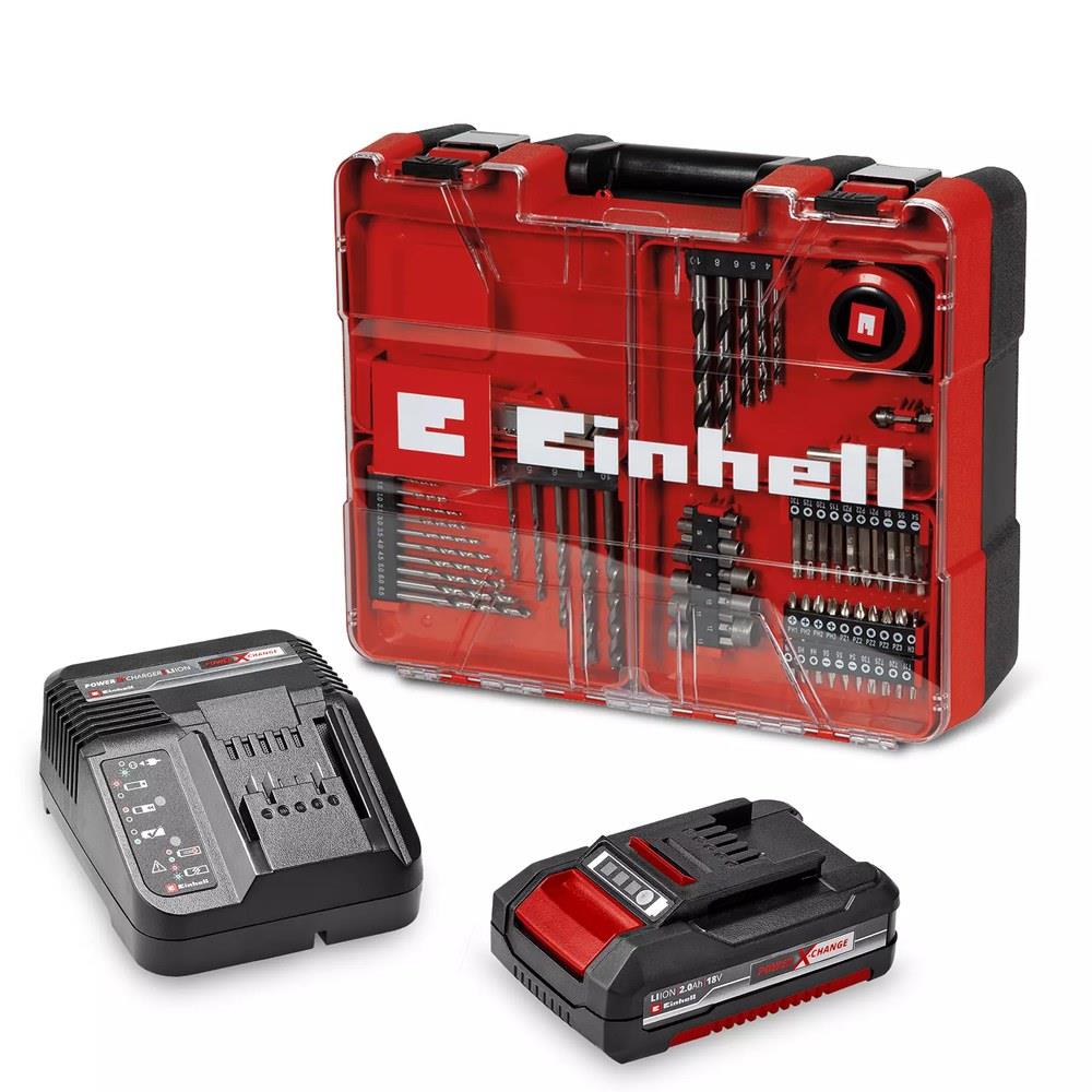einhell - trapano avvitatore 18v te-cd 18/40 li kit