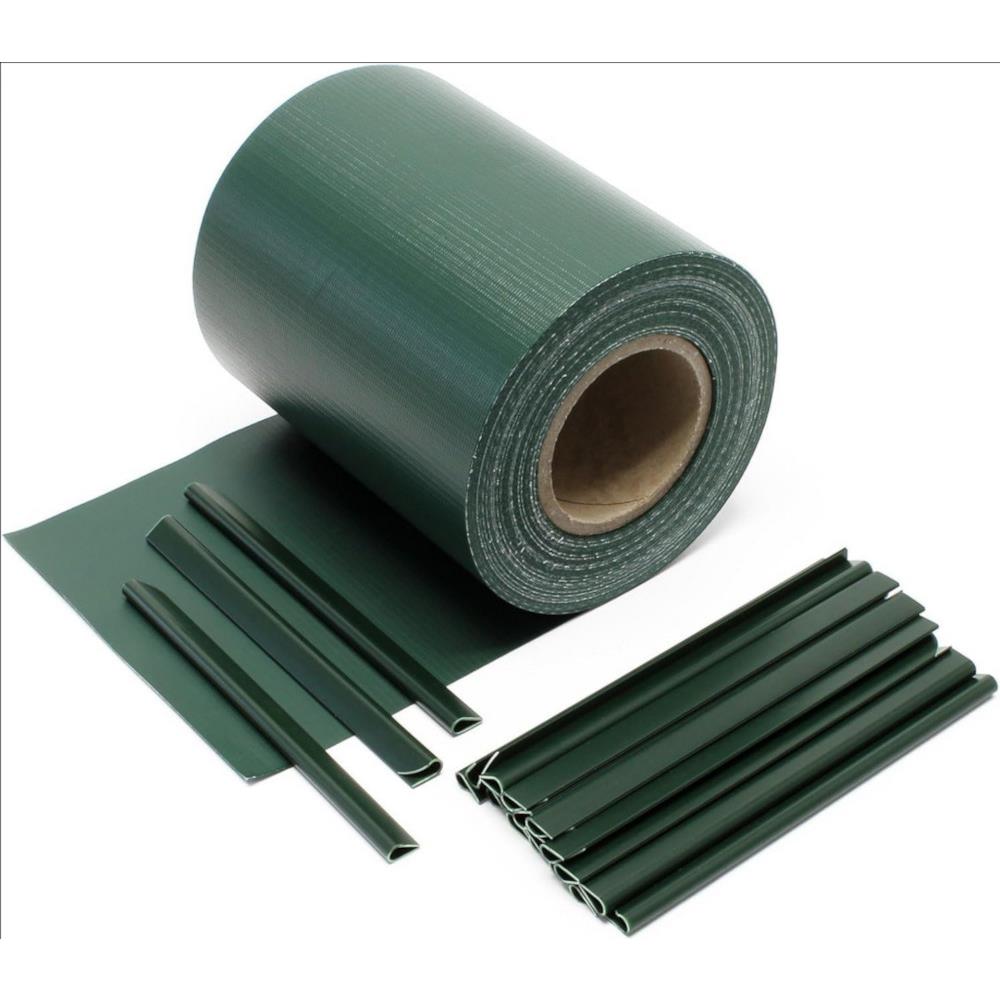 FASCIA FRANGIVISTA PVC VERDE  0,19*35 MT