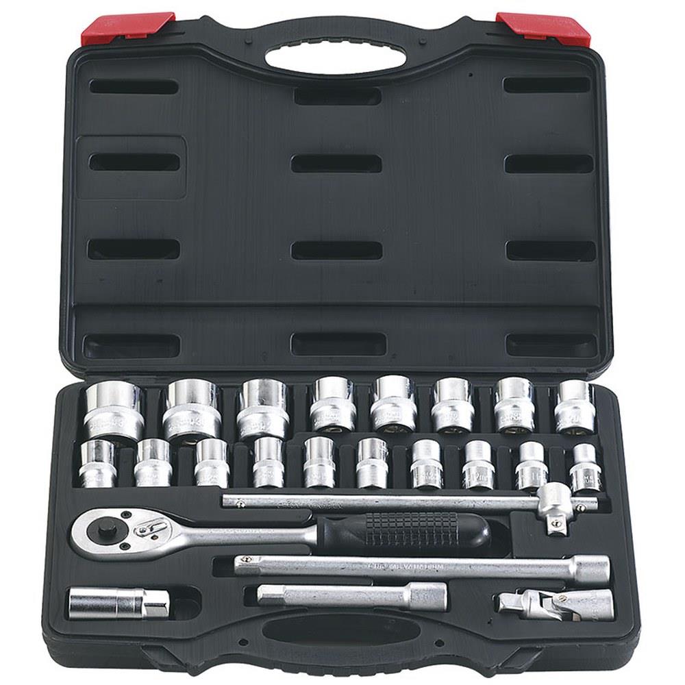 fervi - kit 24 chiavi a bussola 1/2"