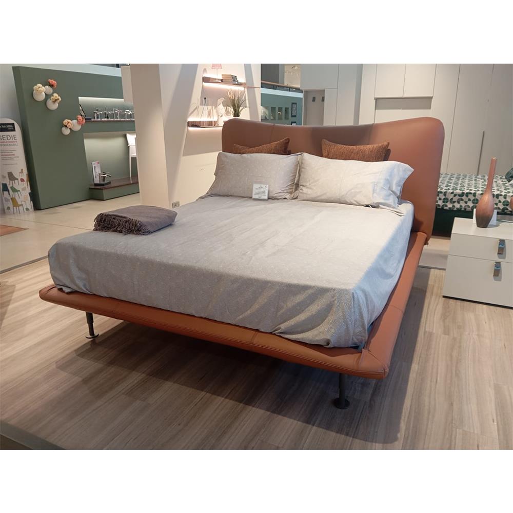 Flou - Letto Baia in pelle