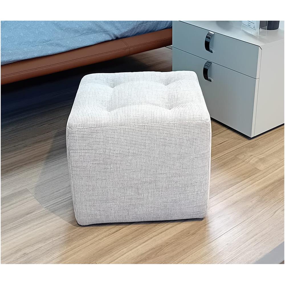 Flou - Pouf IKO in tessuto Carter Panna
