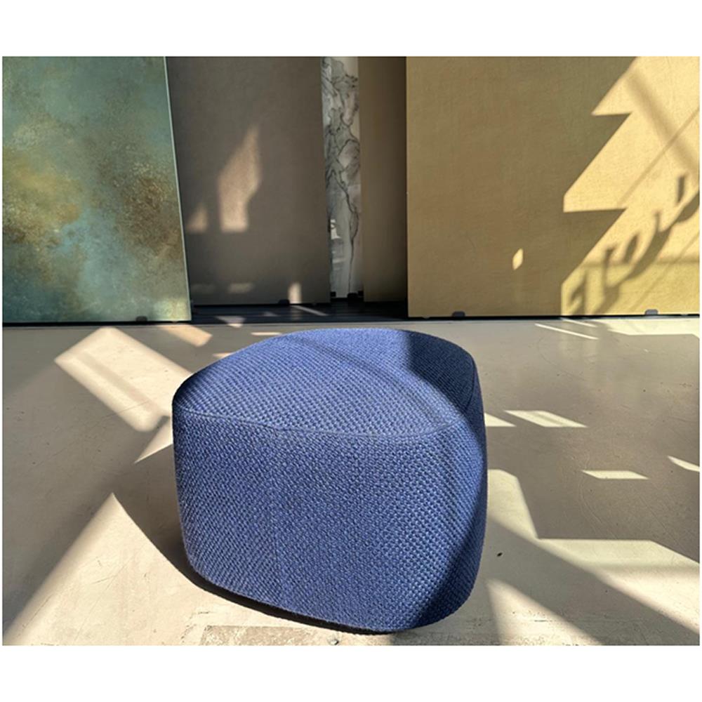 Flou - Pouf Pierre in tessuto Royal Blu