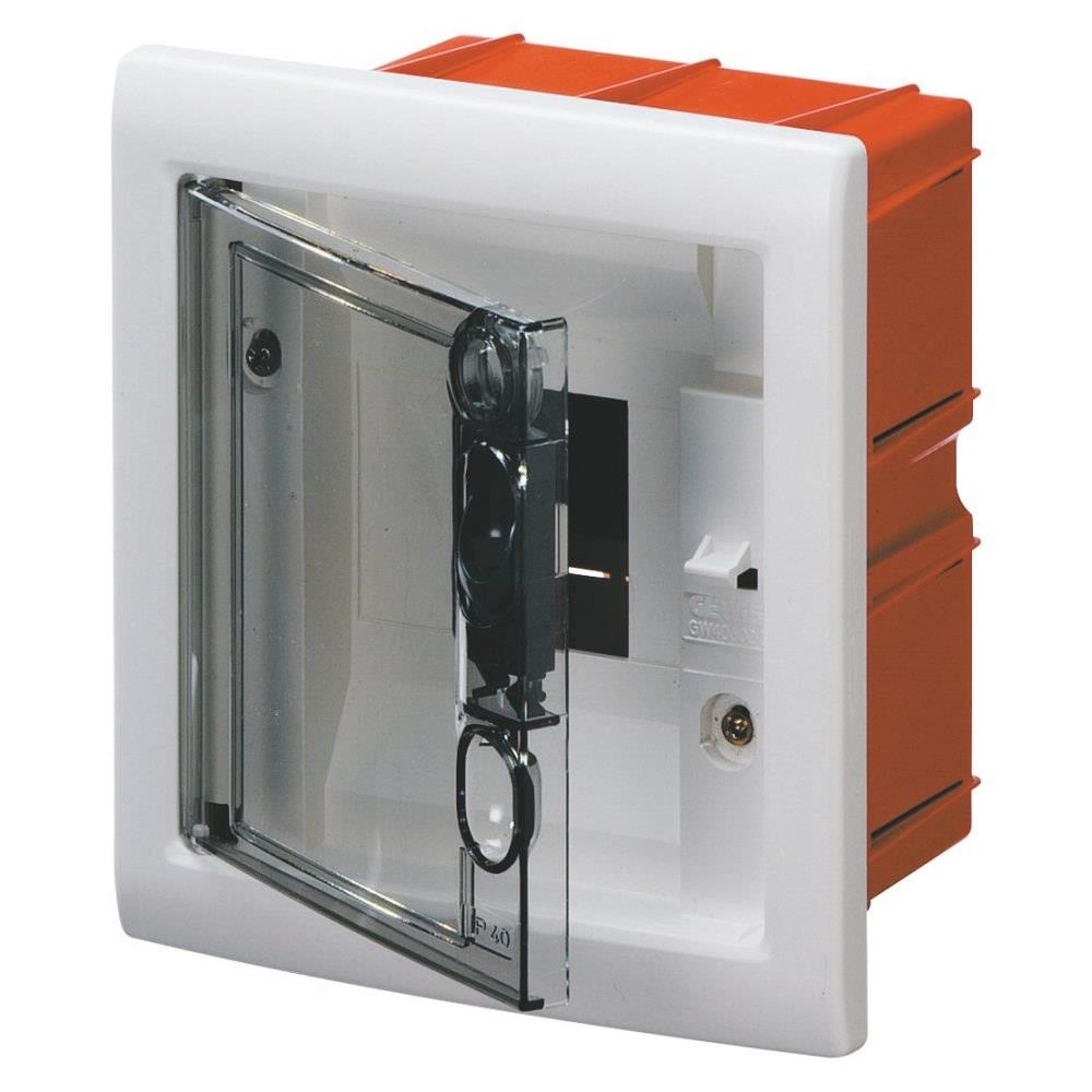 gewiss - centralino incasso - 4 moduli fumé