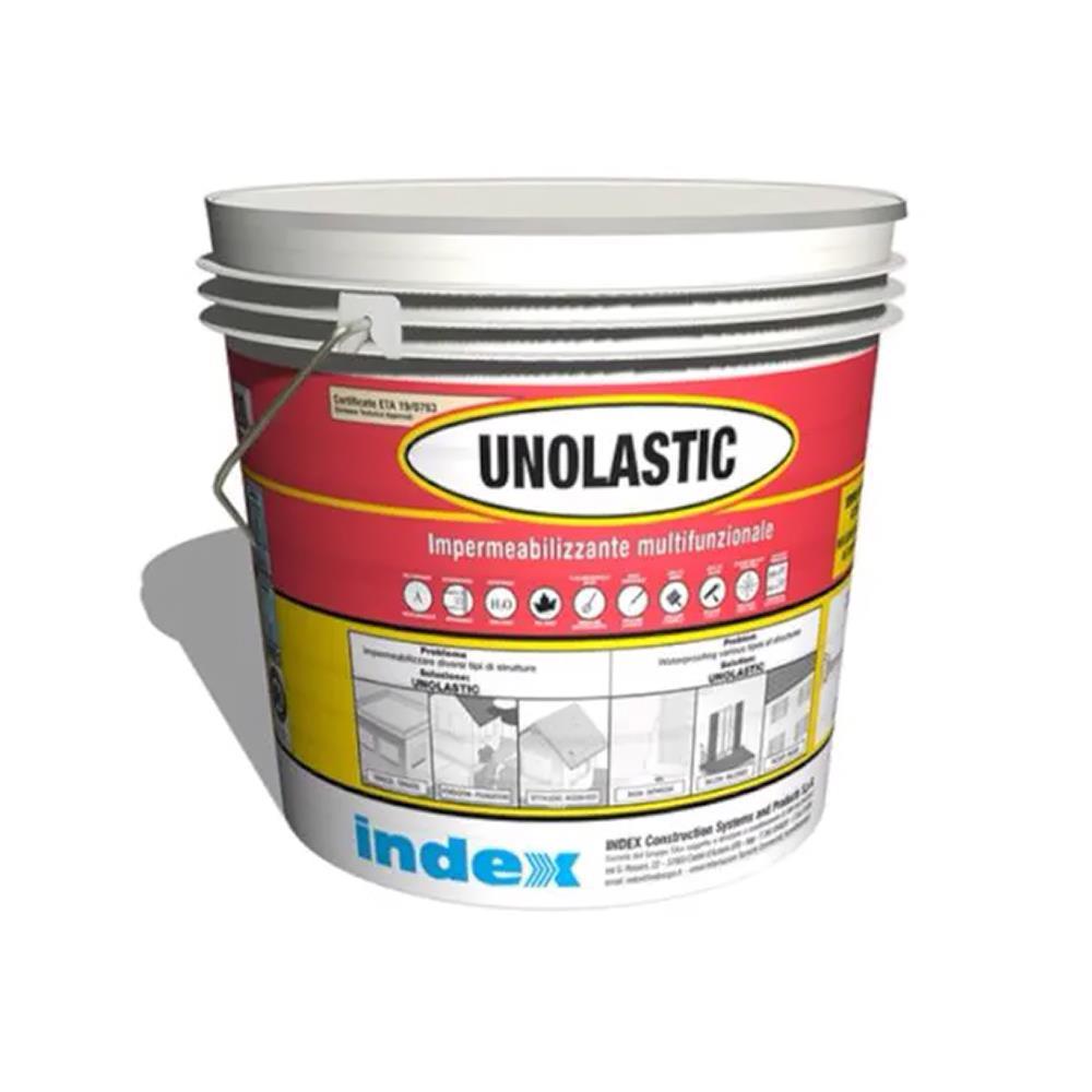 INDEX - UNOLASTIC Impermeabilizzante marrone 10 KG 2