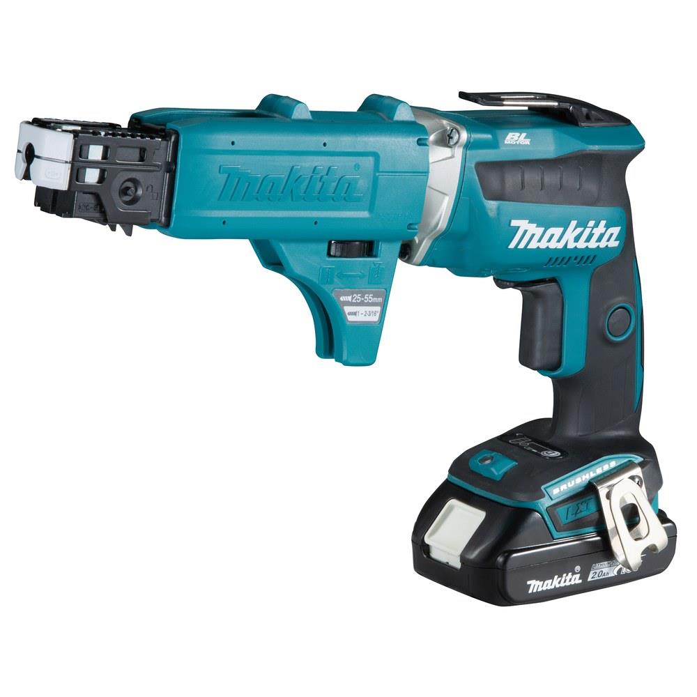 makita - avvitatore per cartongesso 18v - 2 batterie 2ah