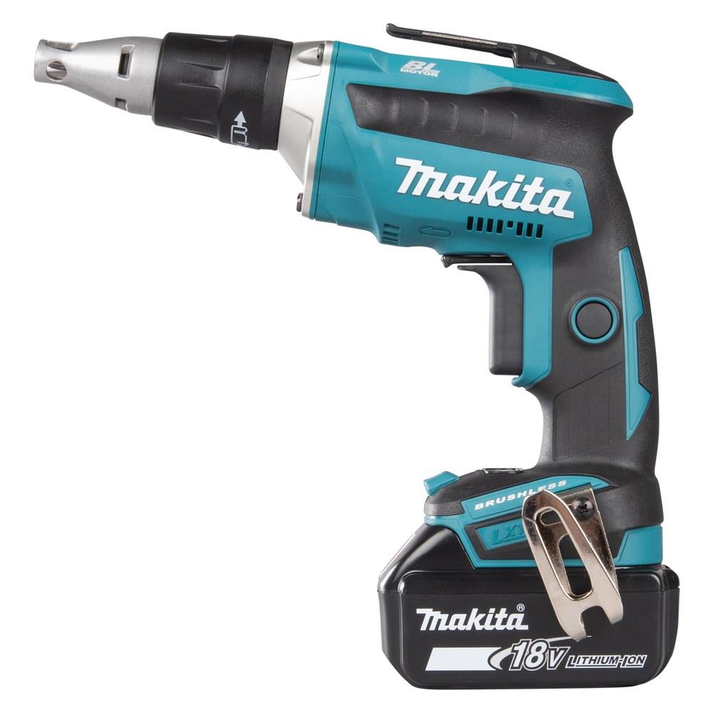 makita - avvitatore per cartongesso 18v - 2 batterie 2ah