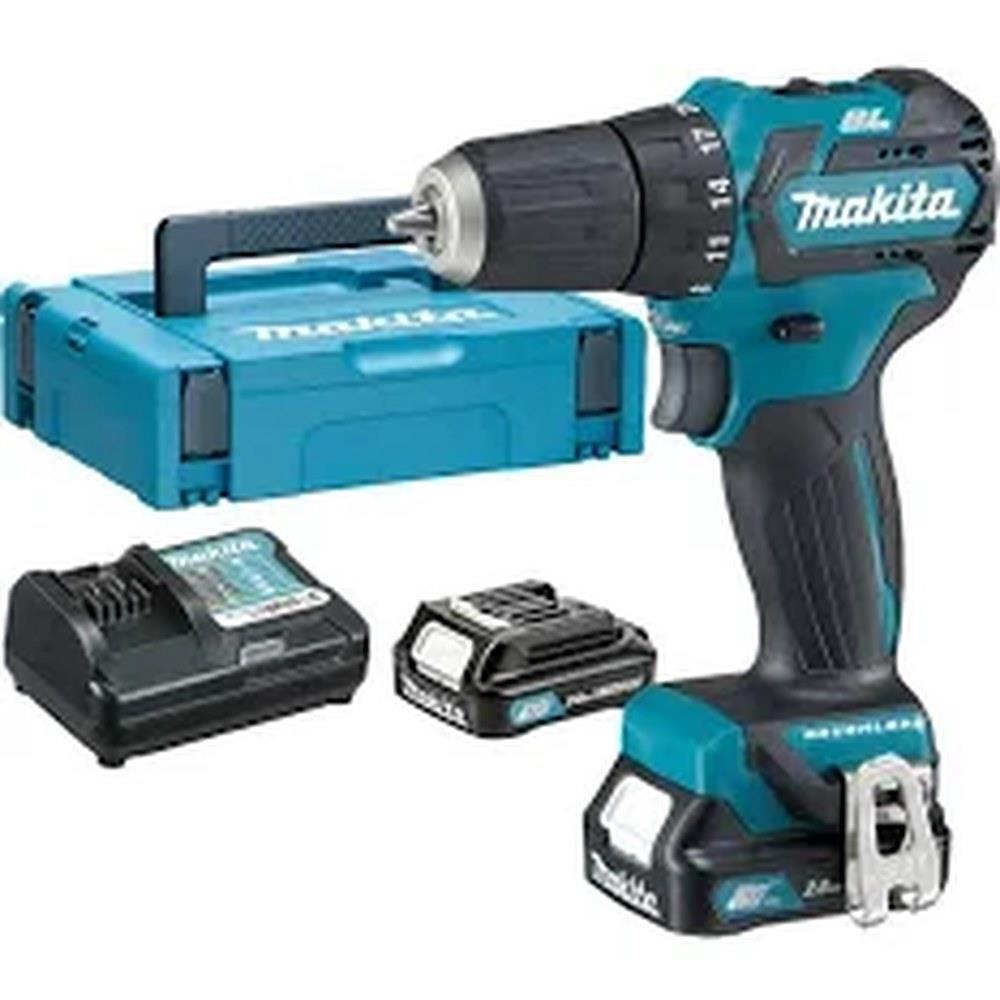 makita - trapano avvitatore df332dsaj - 12v con 2 batterie 2ah