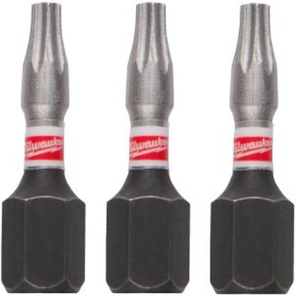 milwaukee - inserto bit tx9 - confezione da 3 pezzi