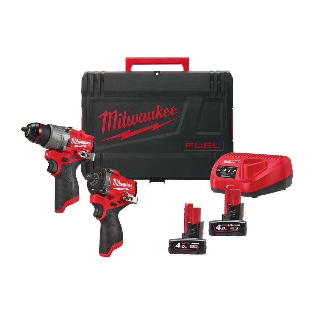 milwaukee - kit m12 fuel™ trapano e avvitatore 12v