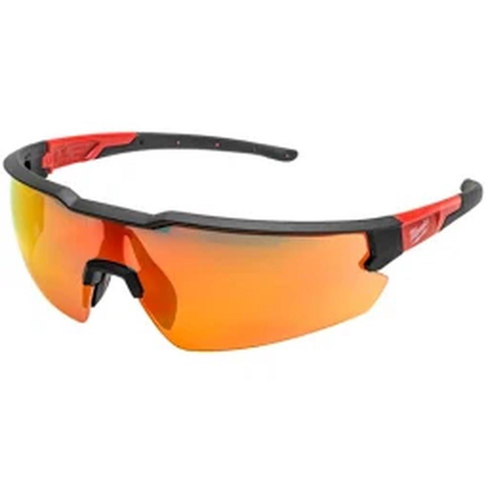 milwaukee - occhiali di protezione rossi anti-fog - 4932498548