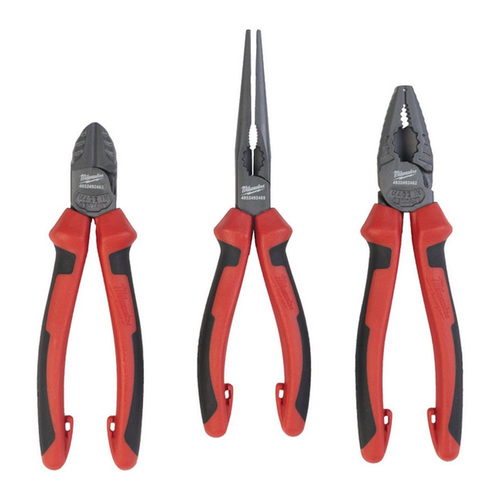 Milwaukee - Set 3 Pinze professionali 