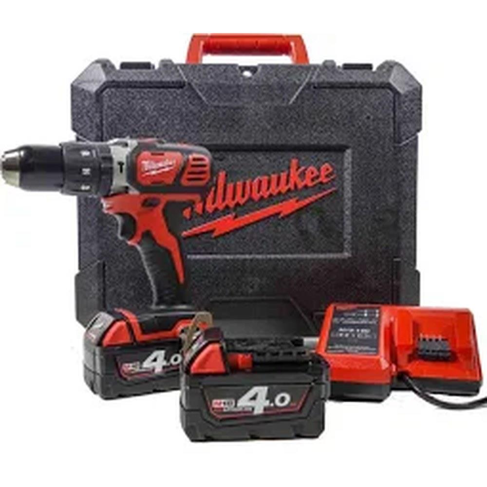milwaukee - trapano a percussione m18 cblpd - kit 2x2.0ah