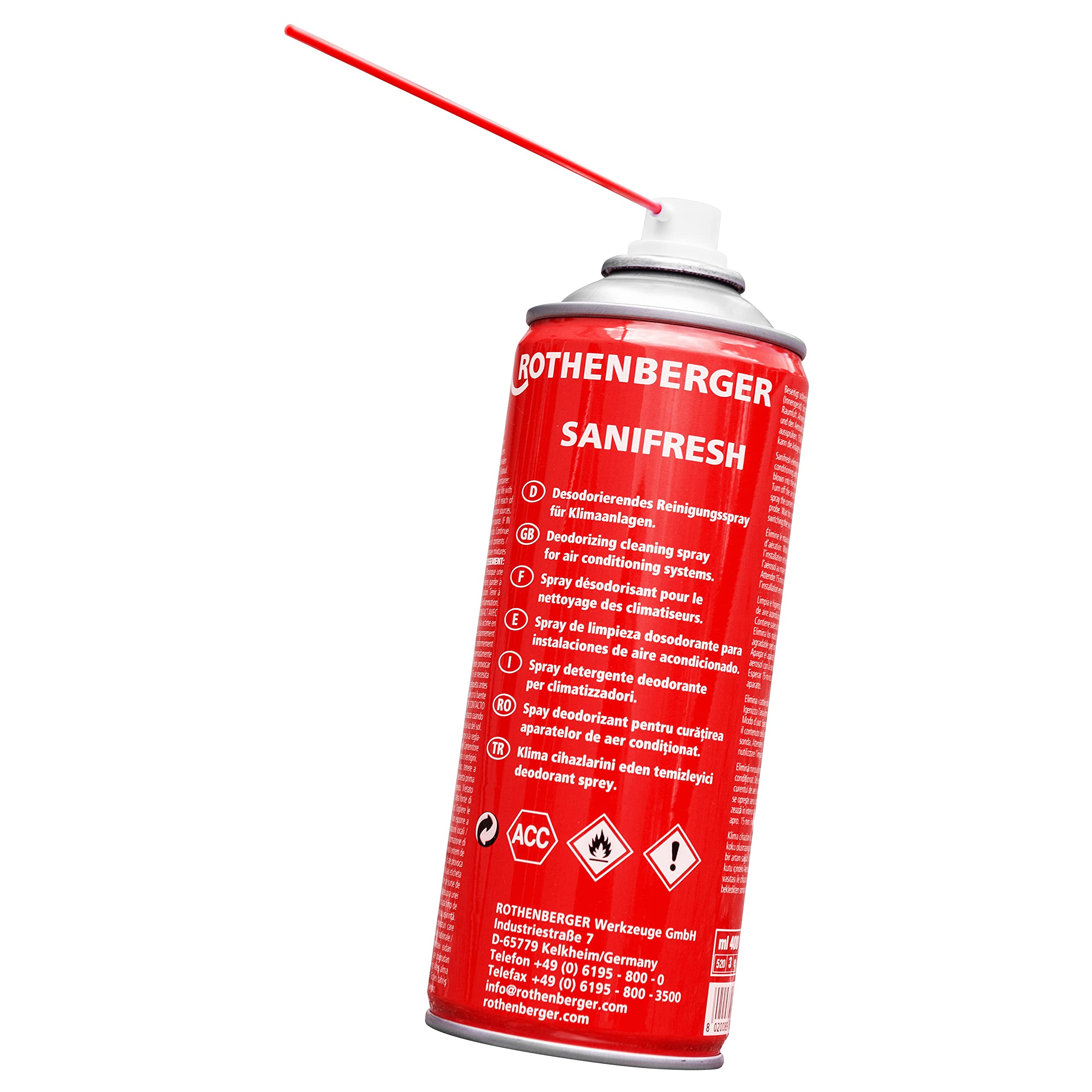 Rothenberger Sanifresh - Sanificante,Detergente,Disinfettante per Climatizzatori