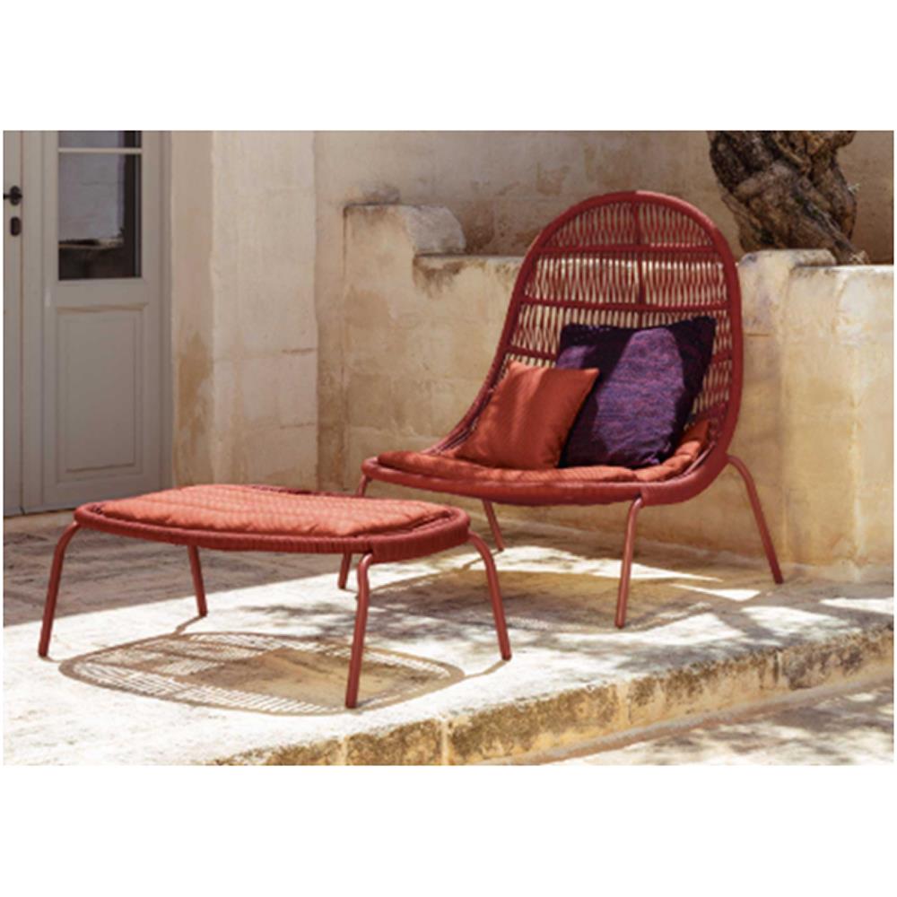Talenti - Poltrona da esterno con Pouf Panama