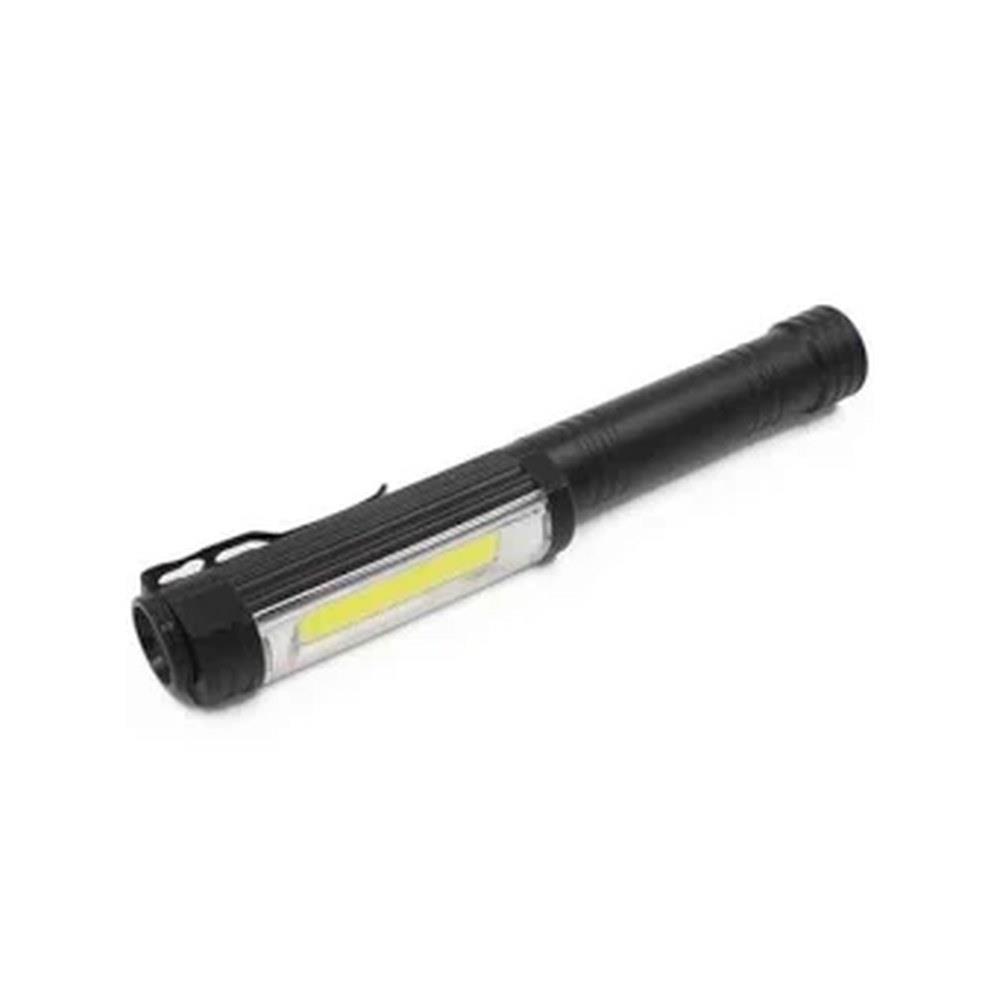 torcia led nera con calamita - el034